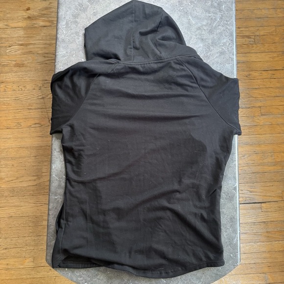 Gymshark Hoodie Mens Large Black Full Zip Gym Workout Athletic Jacket *READ* - Picture 7 of 9